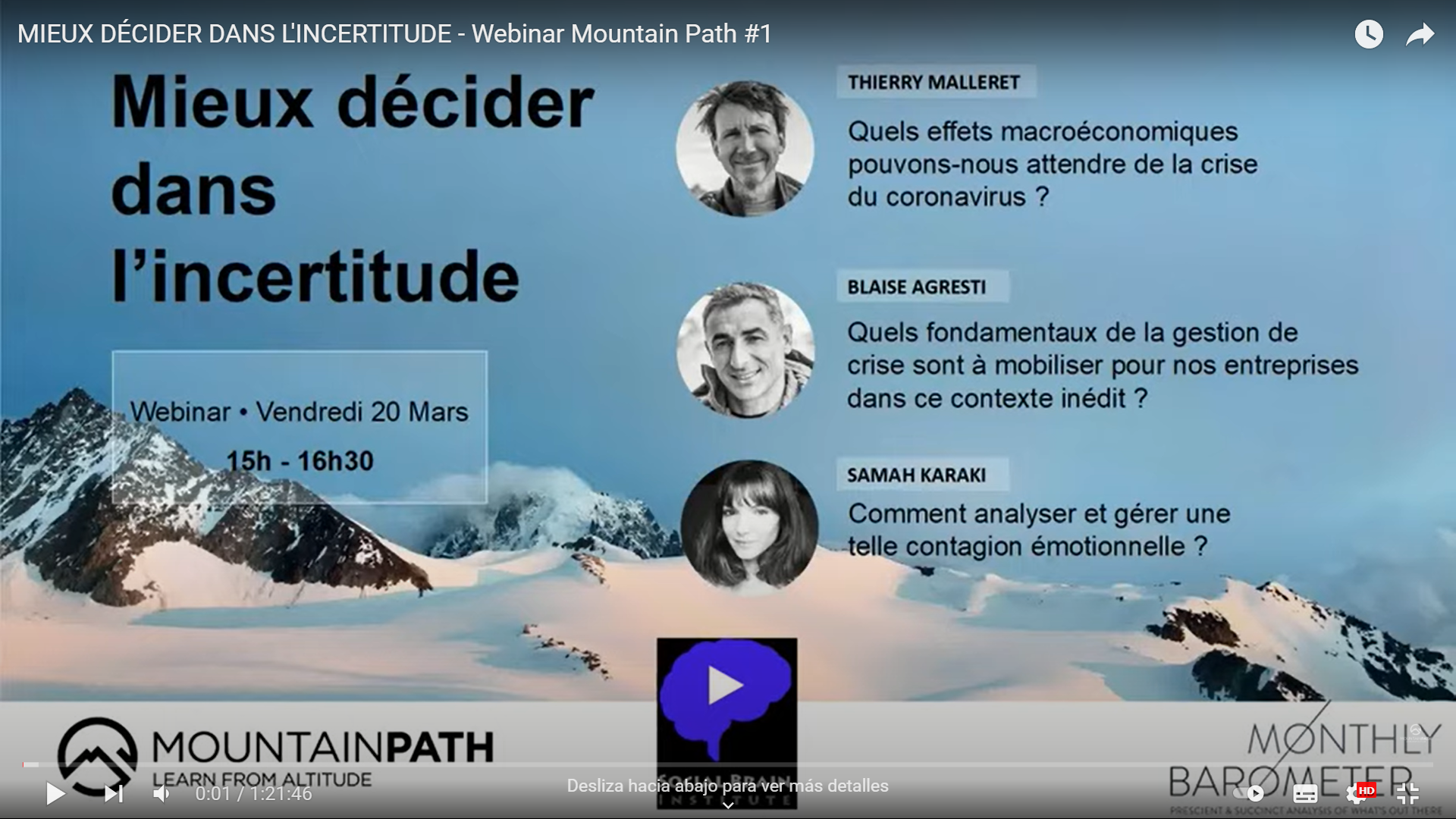 03.2020 [Webinar / FR] Mieux décider dans l’incertitude / Mountain Path